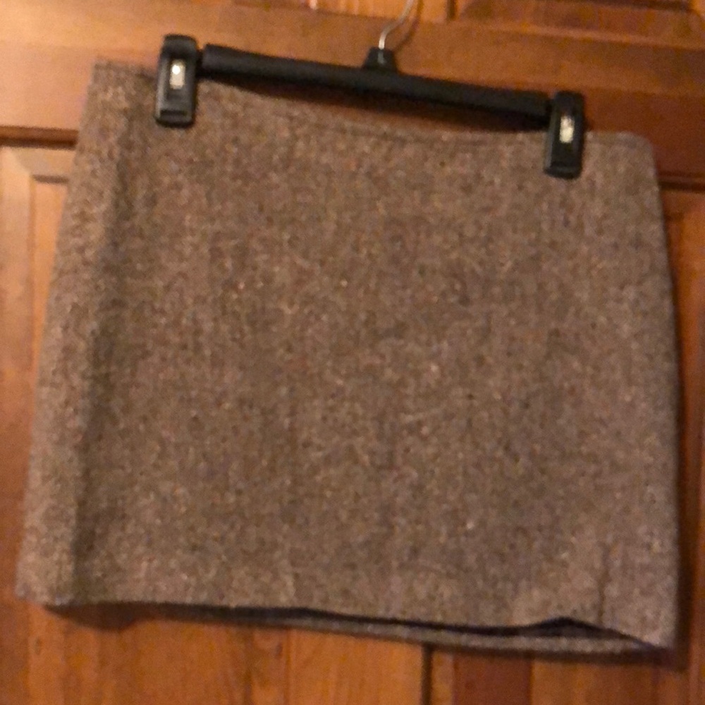 Old Navy Brown Tweed Mini Skirt